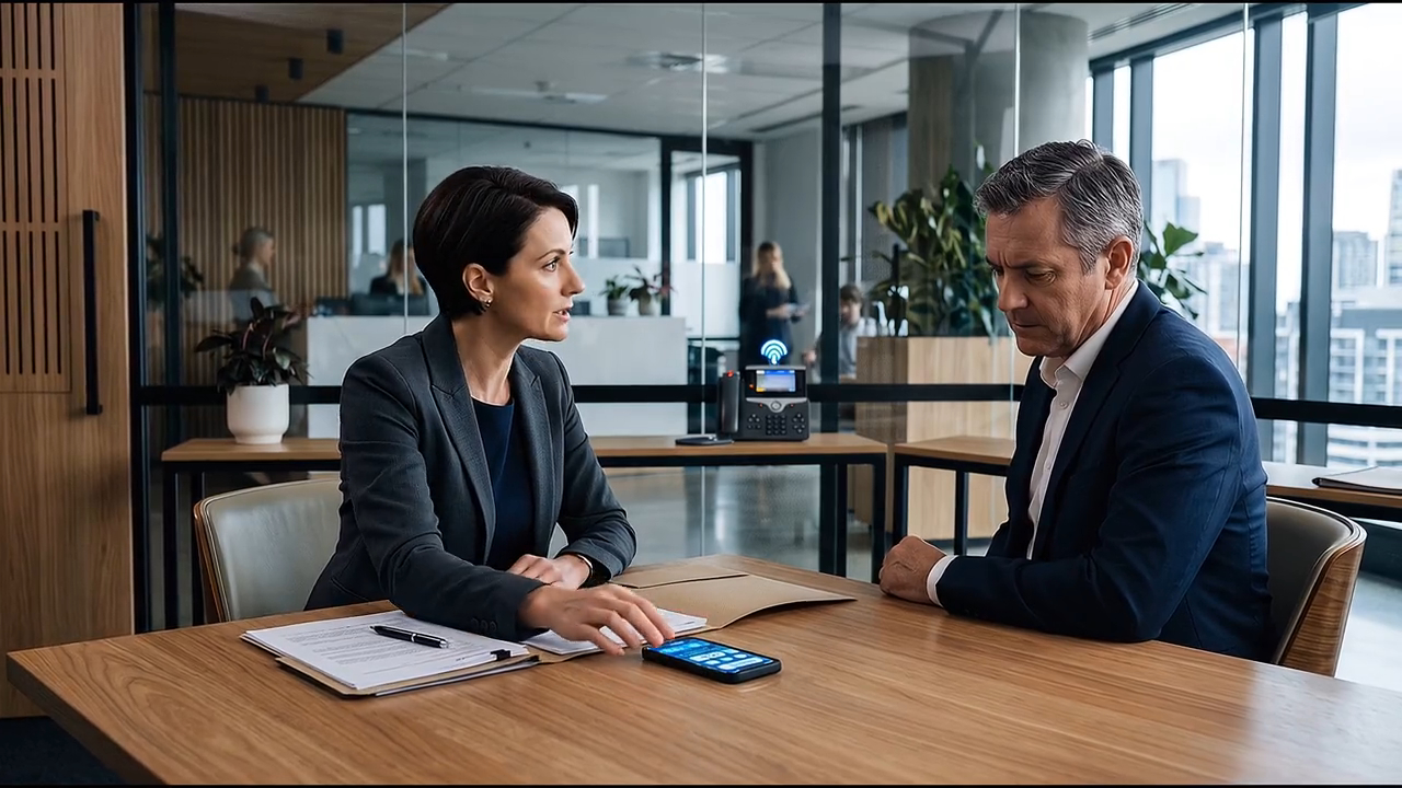 Accounting & Professional Services business enquiry scene